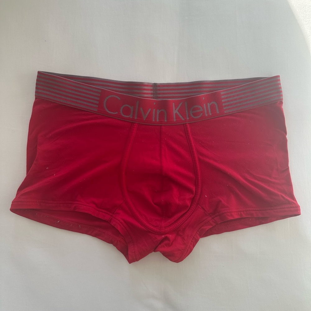 Calvin Klein Vibrant Red Boxer Briefs